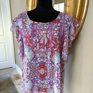 Rubbish Career Tunic Blouse from Nordstrom XL